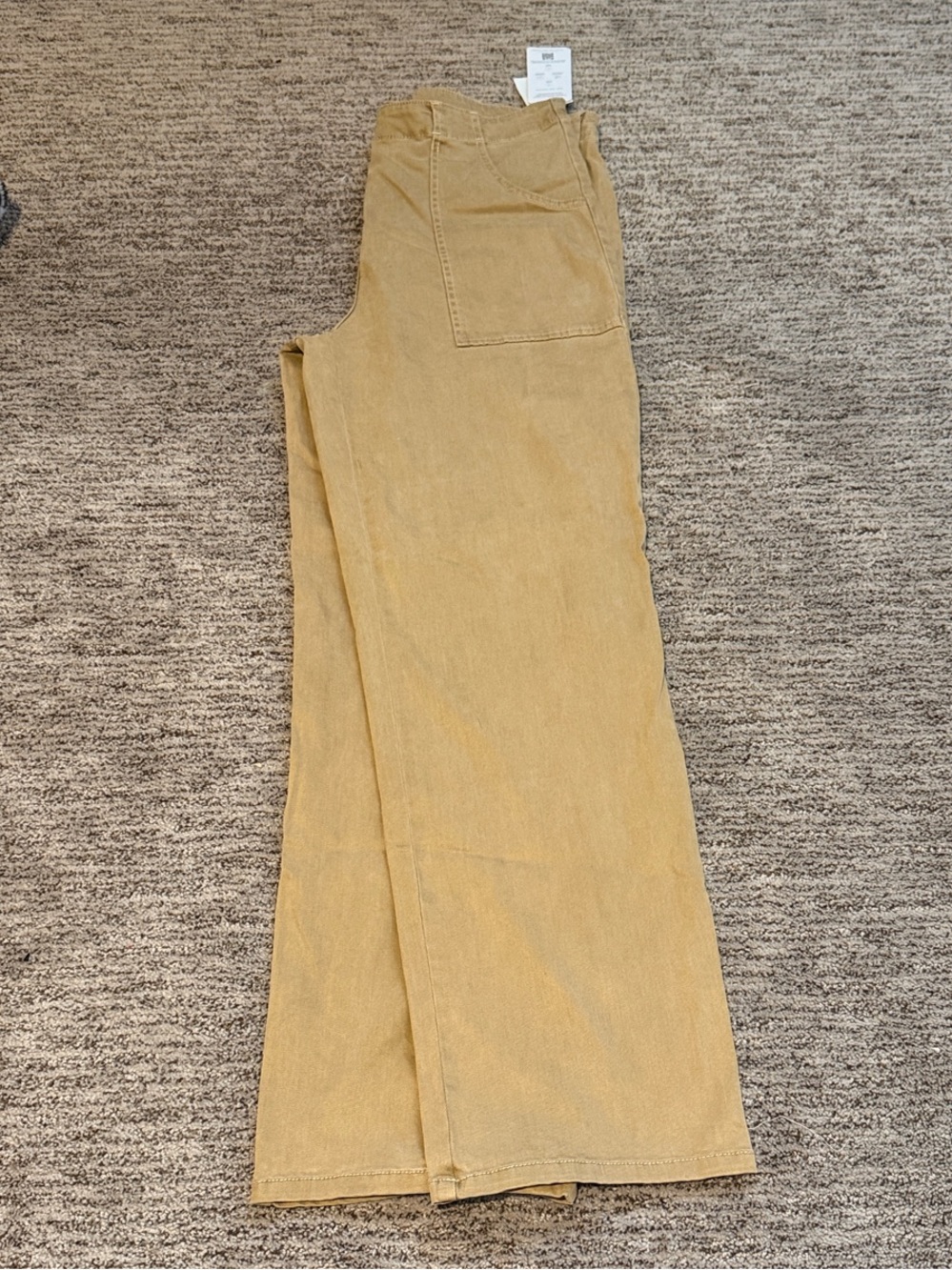 Joie Tan Wide-Leg Cargo Pants